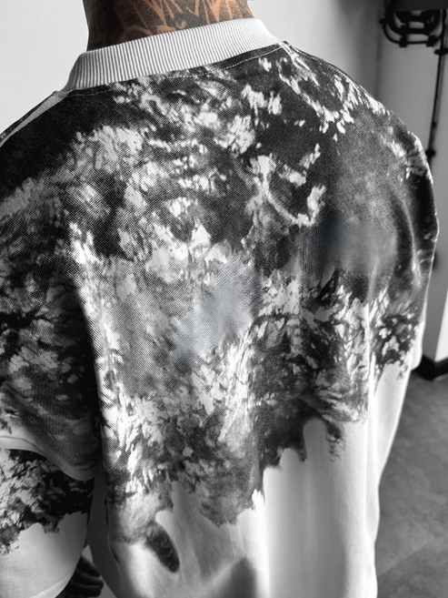 Monochrome Drip Tee